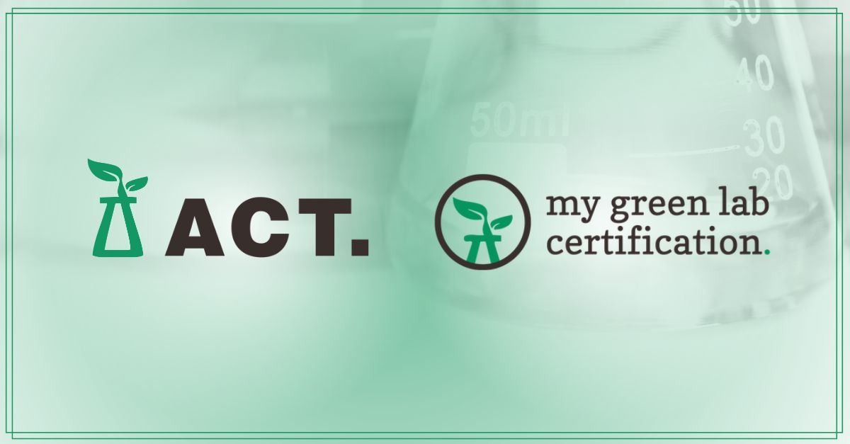 ACT and My Green Lab Certification Logos