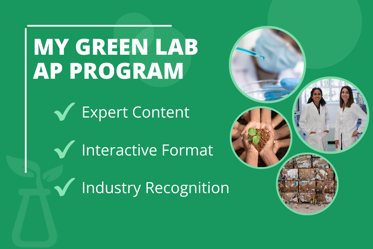 my green lab ap program graphic